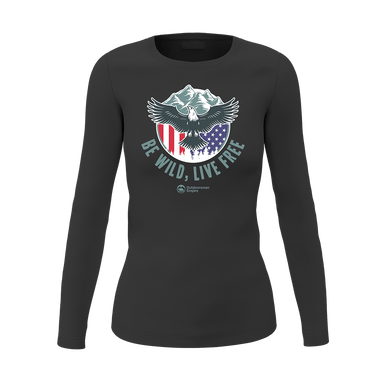 Be Wild Be Free Women Long Sleeve Shirt